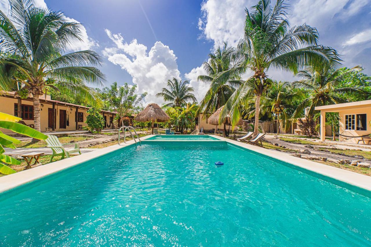 Posada Palmar Bacalar Kültér fotó