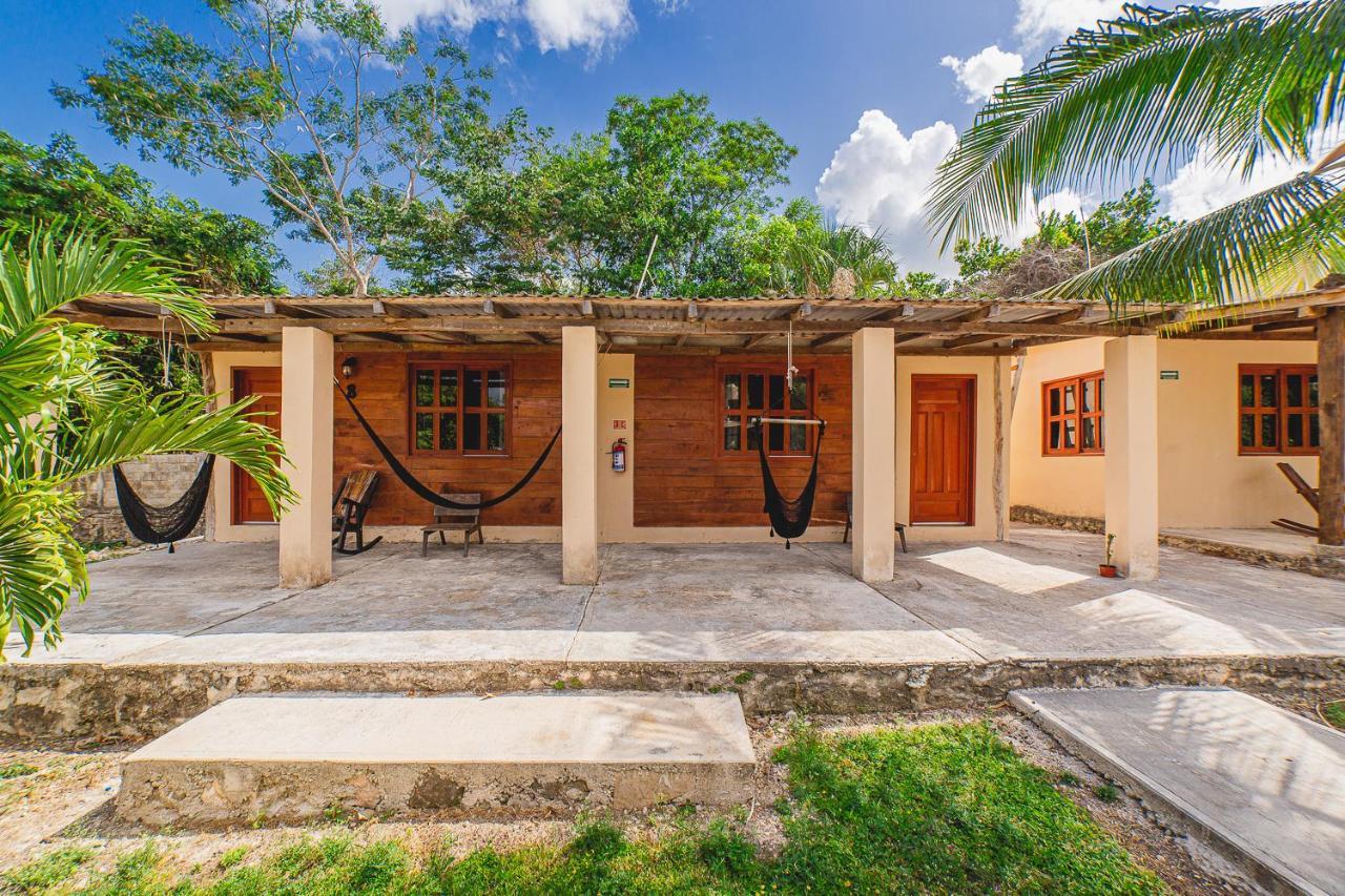 Posada Palmar Bacalar Kültér fotó