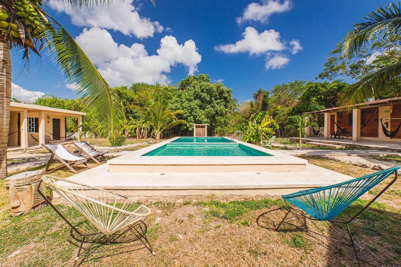 Posada Palmar Bacalar Kültér fotó