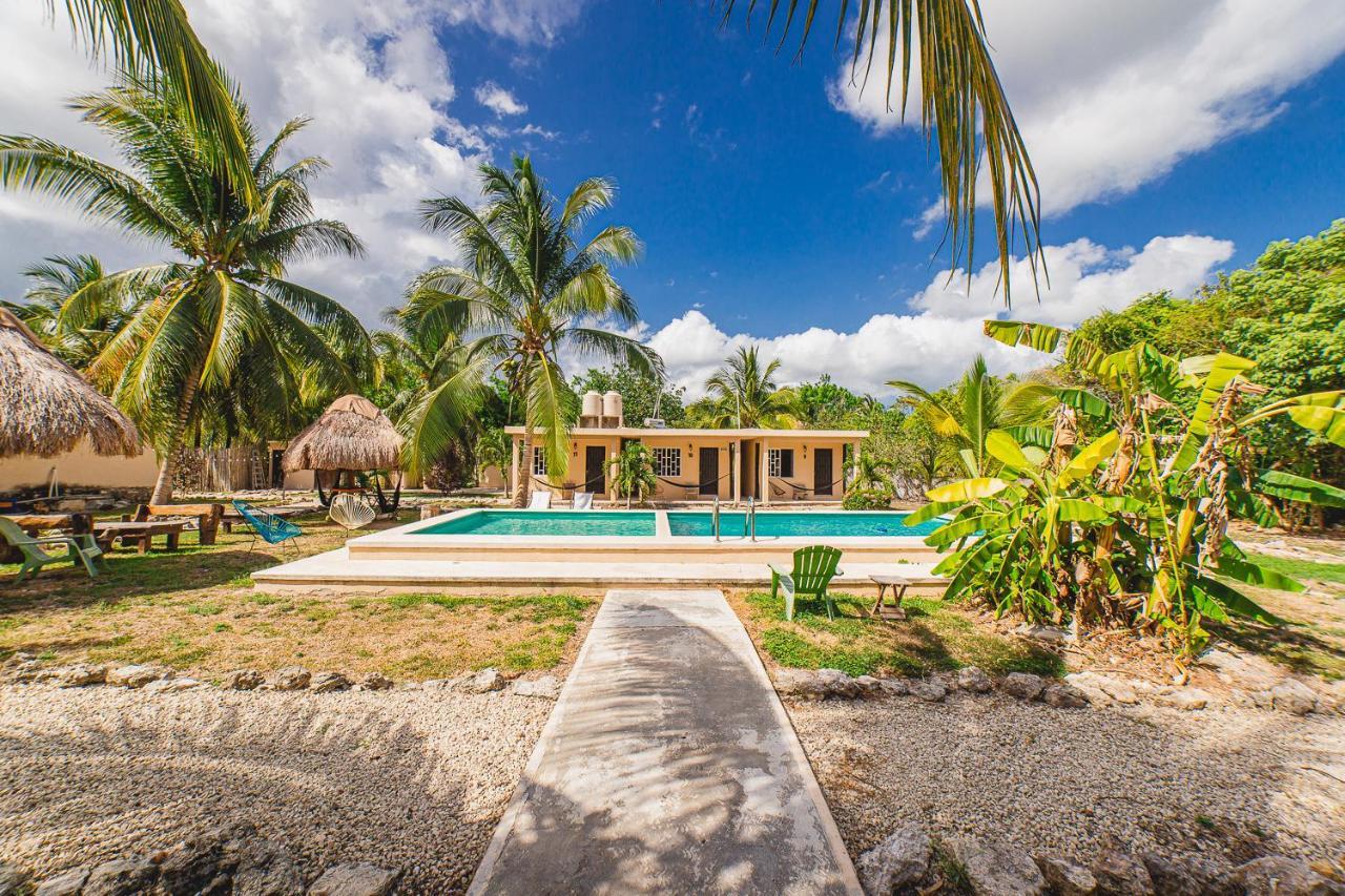 Posada Palmar Bacalar Kültér fotó