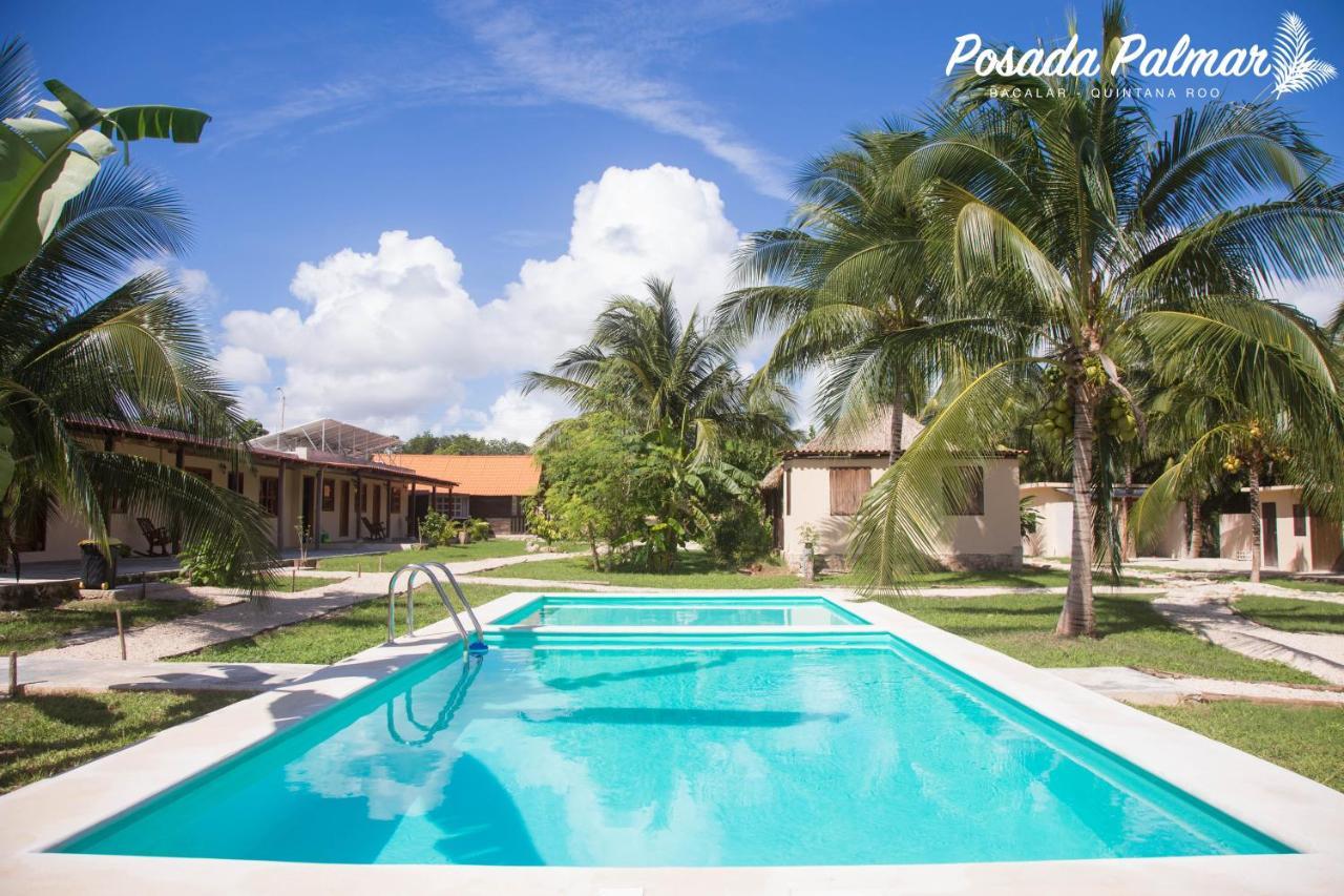 Posada Palmar Bacalar Kültér fotó